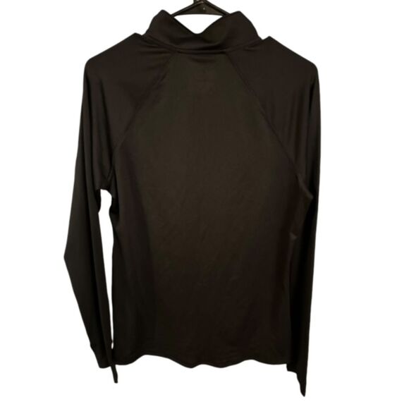 Womens Old Navy Active Wear Go Dry Black Quarter Zip Sweatshirt Size Large - Picture 2 of 10
